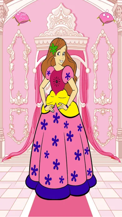 Ảnh chụp màn hình của Princess Coloring Book Games For Girls