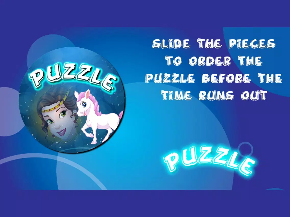 My Princess Ponys Puzzles Slide iPad  Screenshots