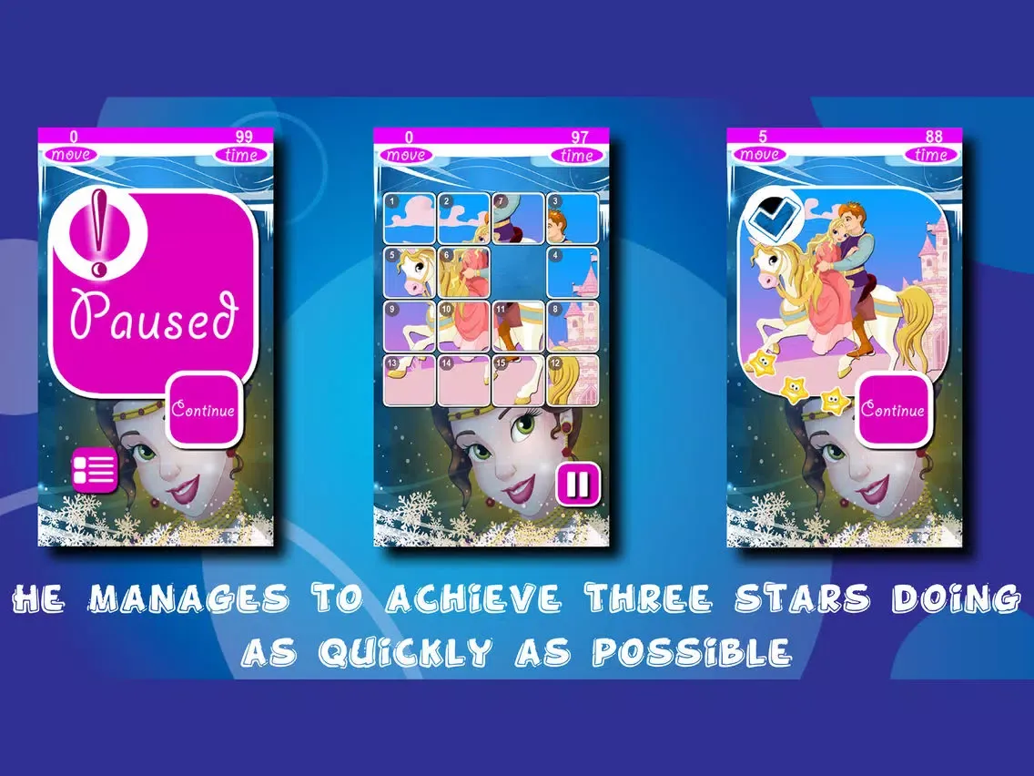 My Princess Ponys Puzzles Slide iPad  Ekran Görüntüleri