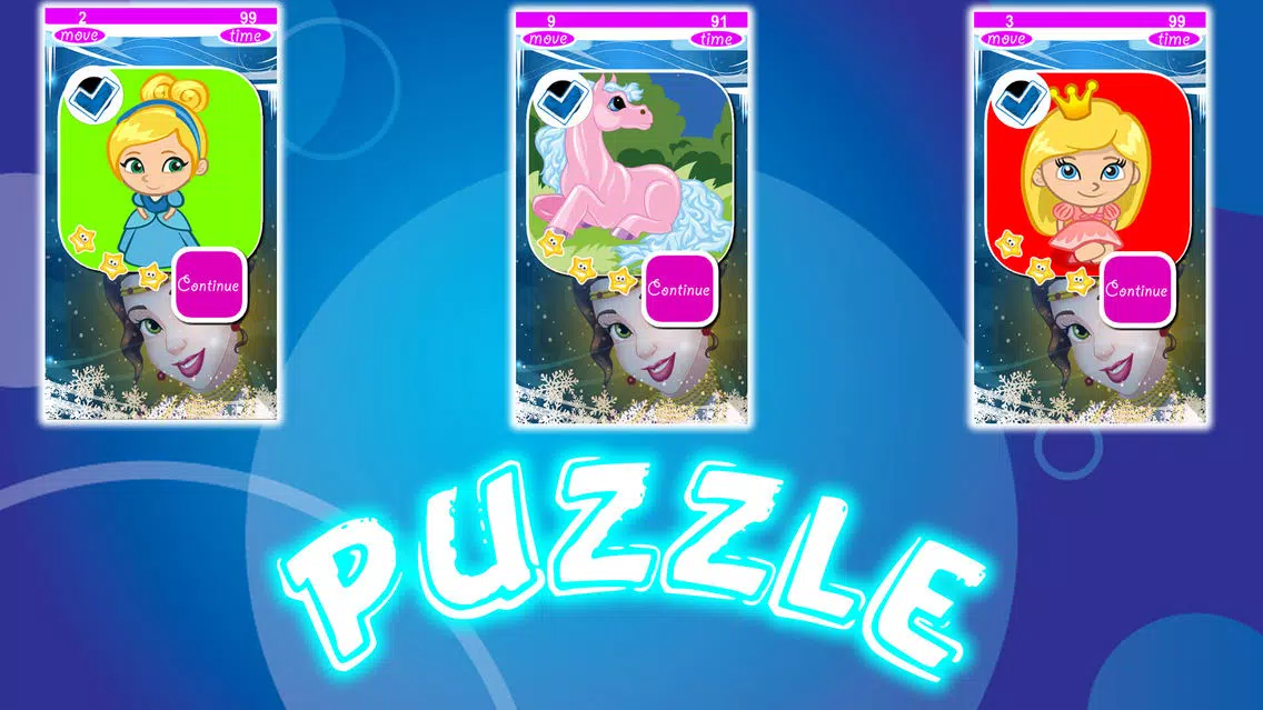 My Princess Ponys Puzzles Slide Screenshots