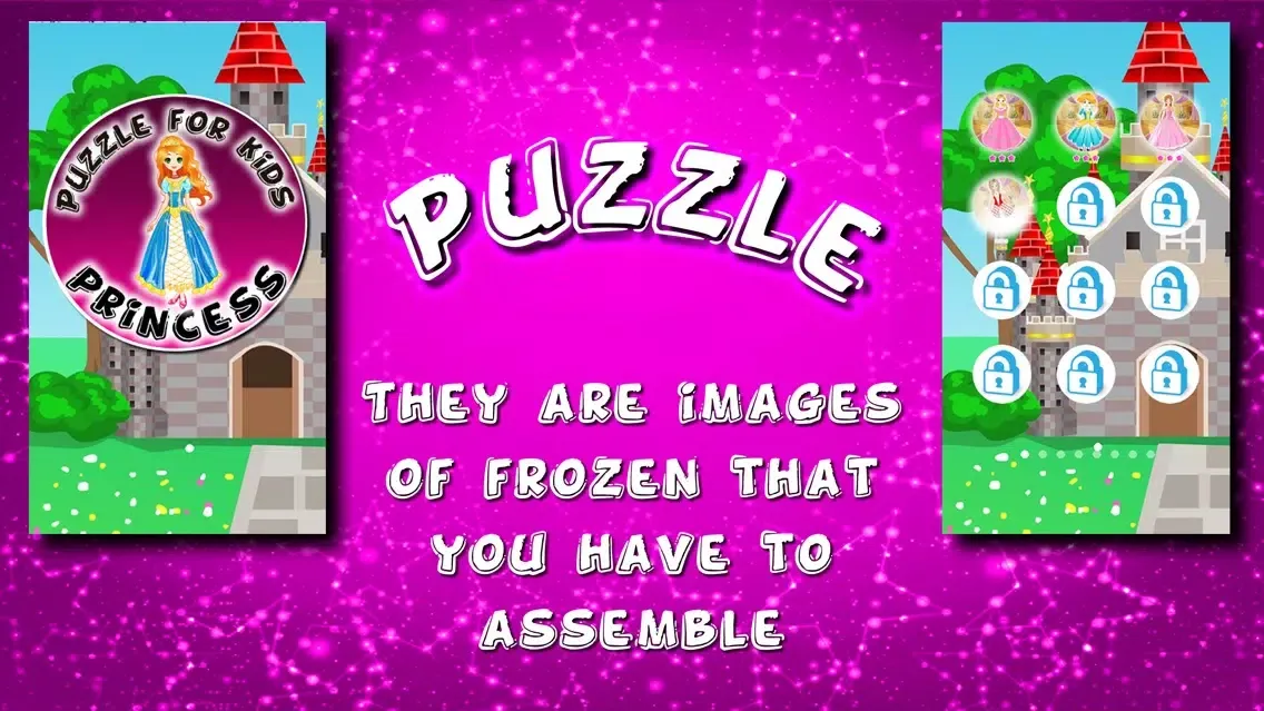 Ảnh chụp màn hình của Princess Puzzles Slide