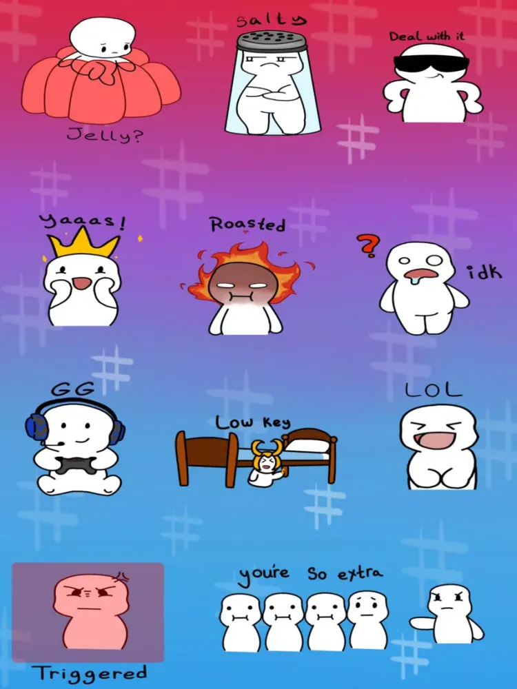 Capturas de pantalla de Hashtag Animated Stickers iPad 