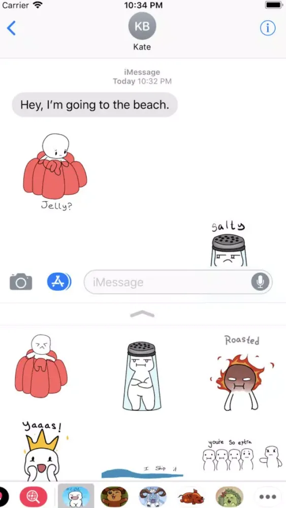 Capturas de pantalla de Hashtag Animated Stickers