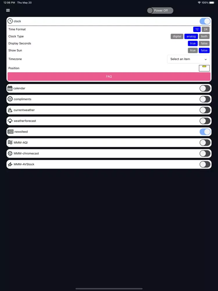 PRISM X Smart Mirror iPad  スクリーンショット