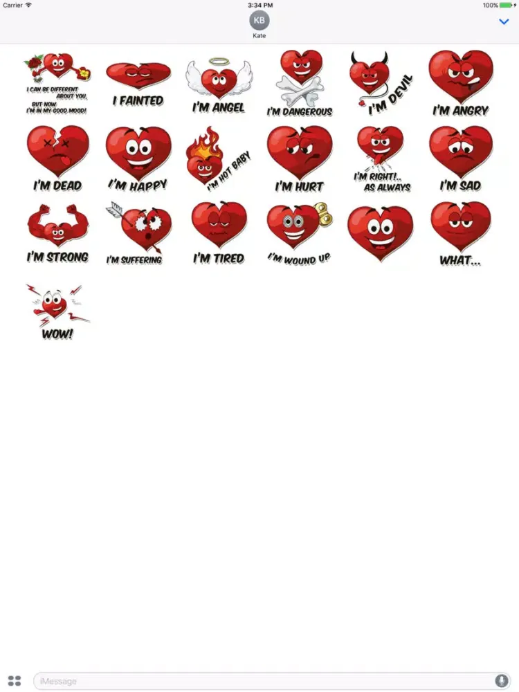 تصاویر Red Heart Emoji iPad 