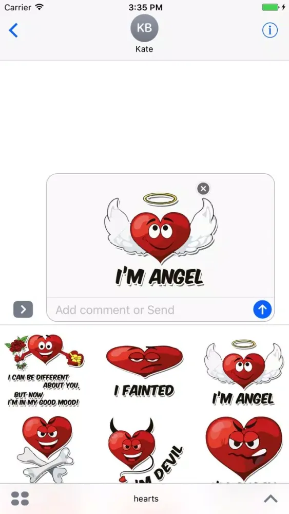 تصاویر Red Heart Emoji