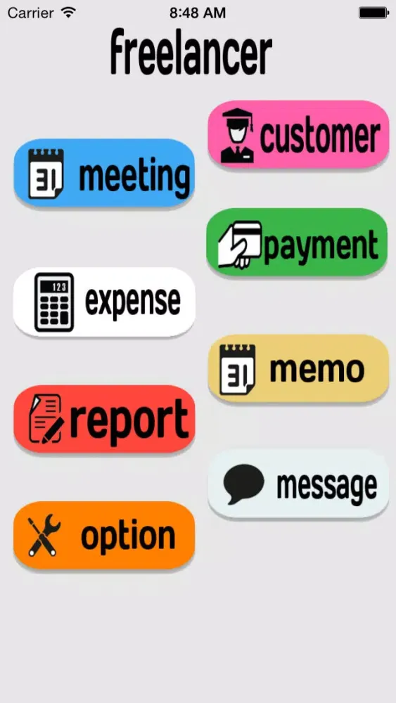 freelancer - mange your customer Screenshots