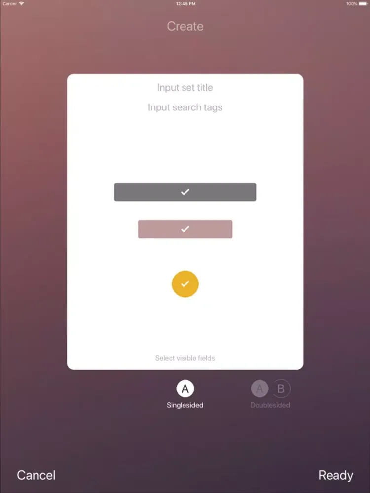 MemoCard iPad Ekran Görüntüleri