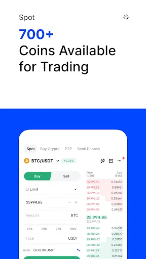 BingX Trade BTC, Buy Crypto Screenshots