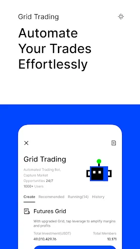BingX Trade BTC, Buy Crypto Screenshots