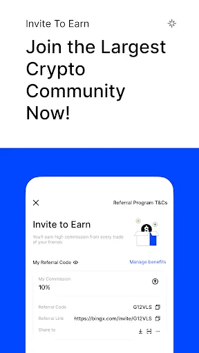 BingX Trade BTC, Buy Crypto Screenshots