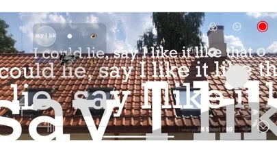 Capturas de tela do Augmented Reality Video Camera