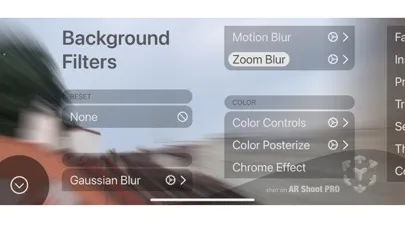 Capturas de tela do Augmented Reality Video Camera