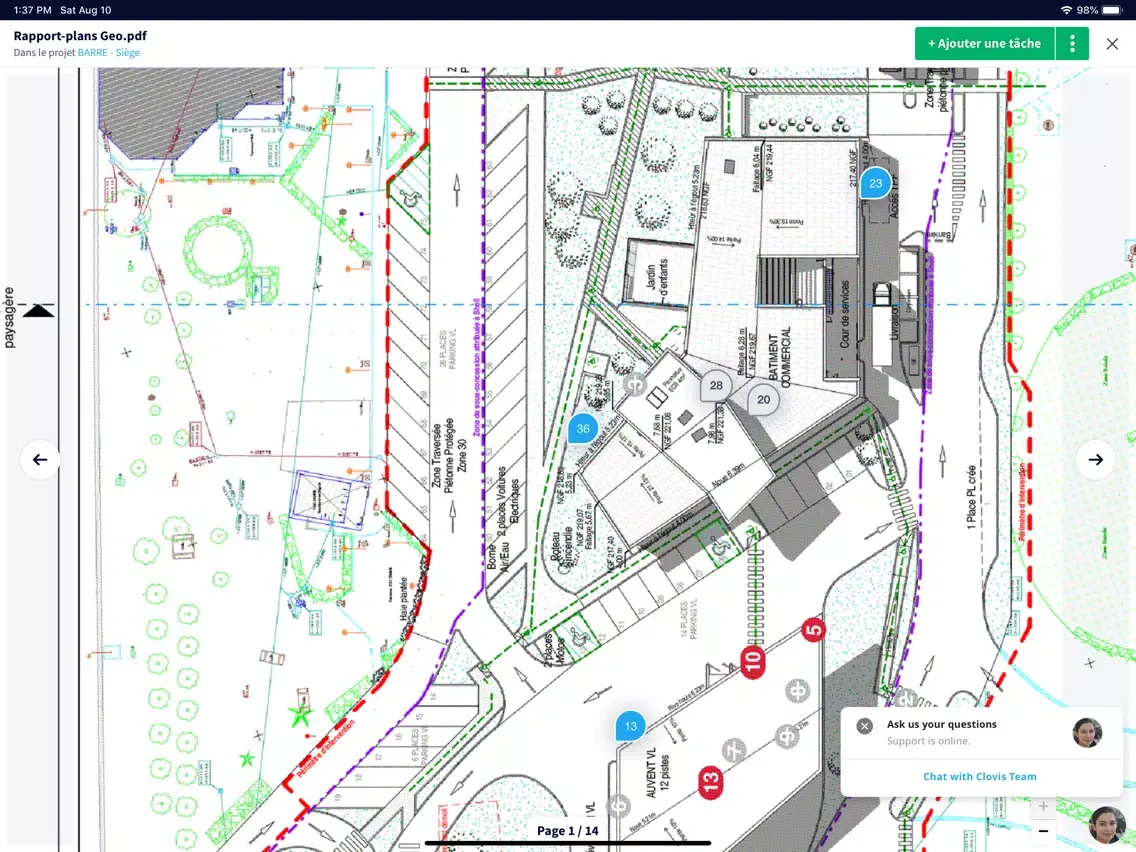 Clovis - project tool & BIM iPad  سکرین شاٹس
