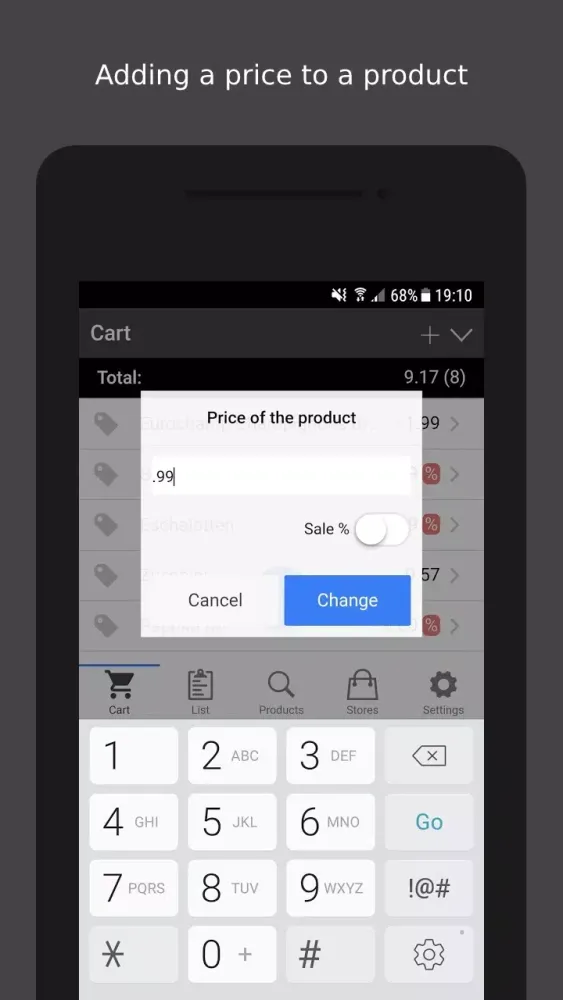 ภาพหน้าจอของ Comparator