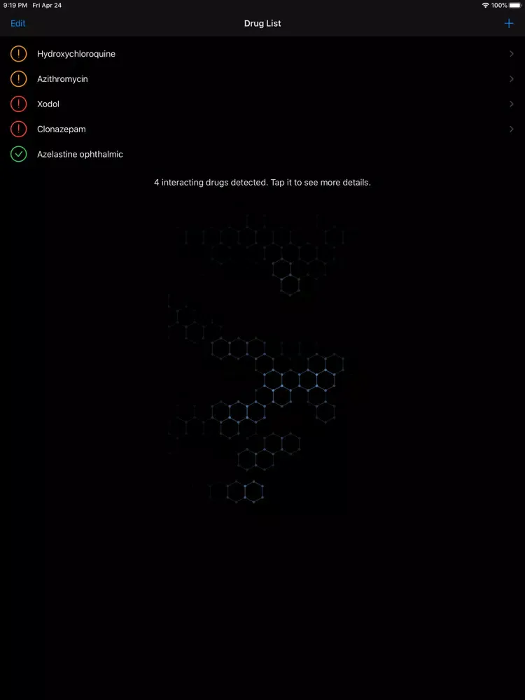 MultiMeds iPad  Screenshots