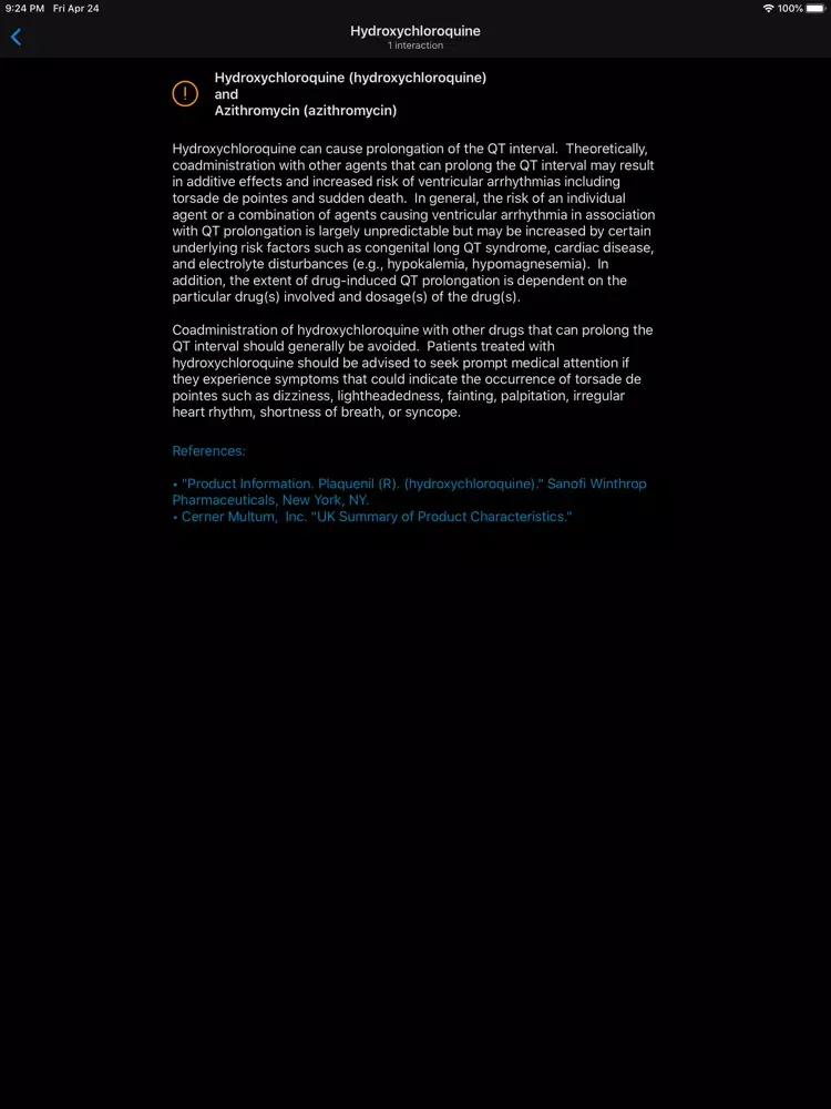 MultiMeds iPad  Screenshots