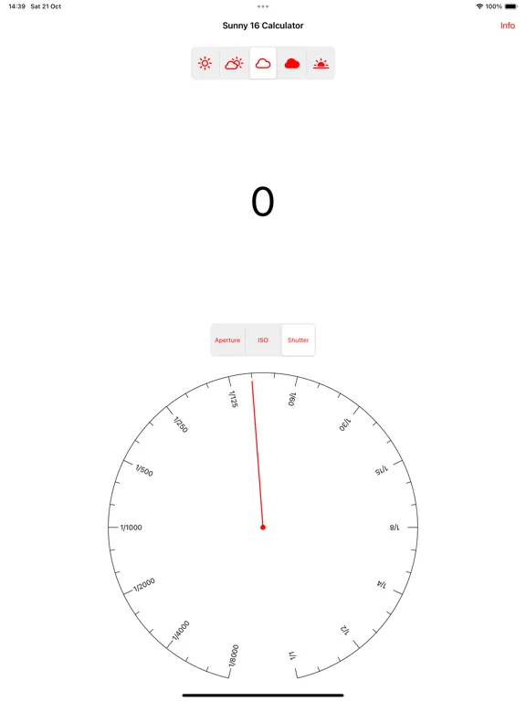 Exposure Equivalence iPad  Screenshots