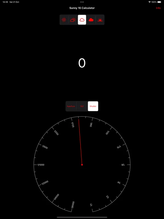 Exposure Equivalence iPad  Screenshots