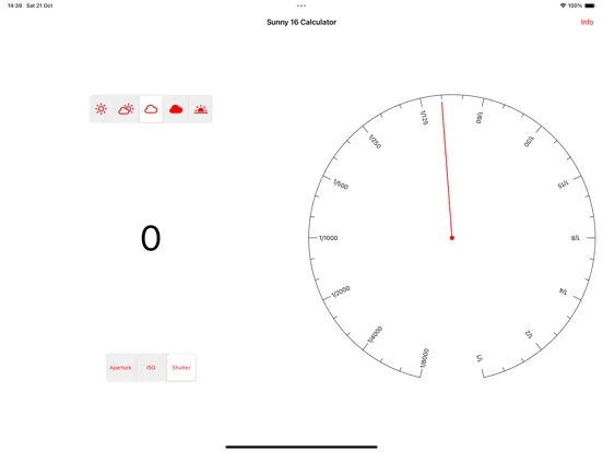 Exposure Equivalence iPad  Screenshots