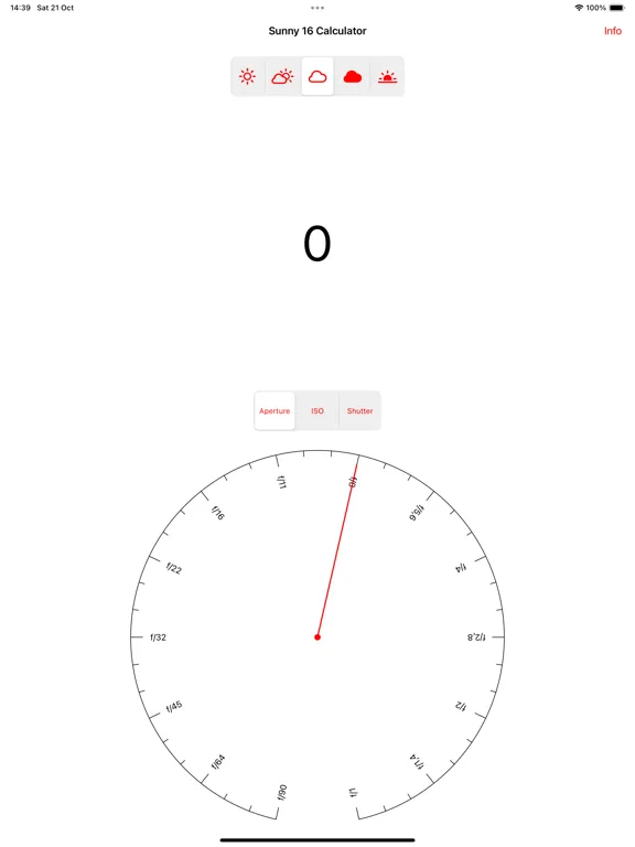 Exposure Equivalence iPad  Screenshots