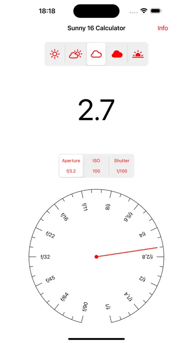 Exposure Equivalence Screenshots