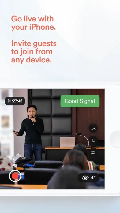 Tangkapan layar EventLive－Live Stream Event