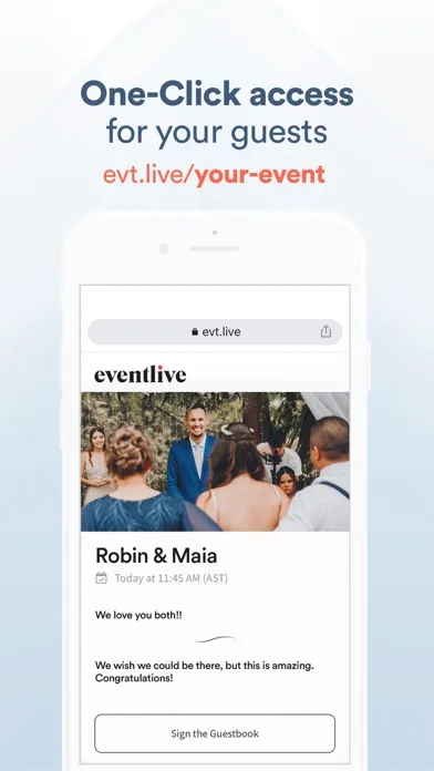Tangkapan layar EventLive－Live Stream Event