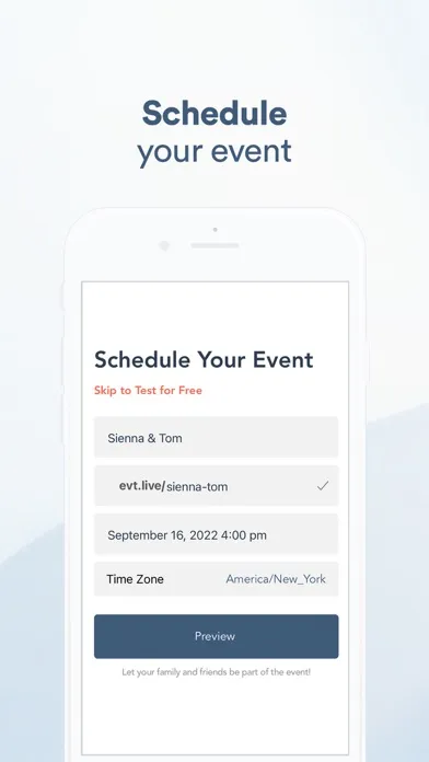 Tangkapan layar EventLive－Live Stream Event