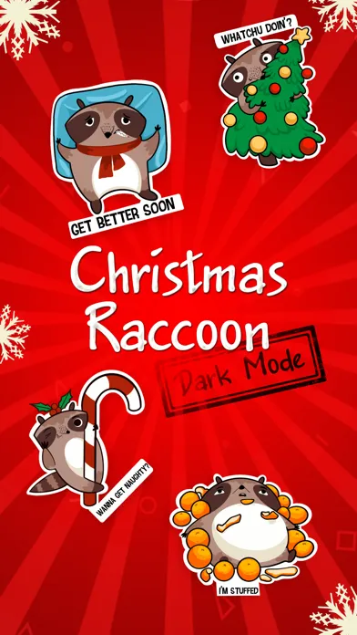 Ảnh chụp màn hình của Christmas Raccoon