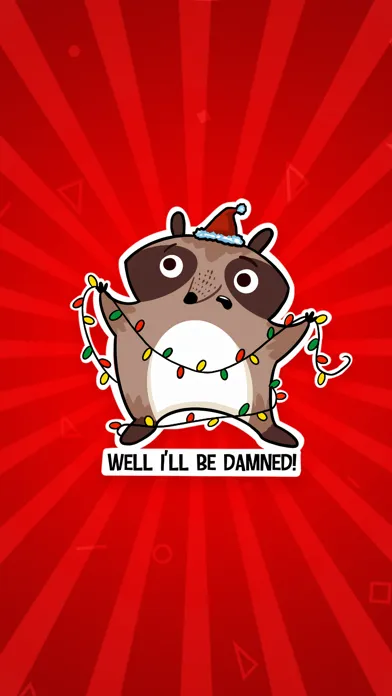 Ảnh chụp màn hình của Christmas Raccoon