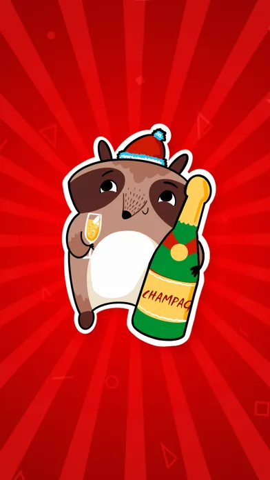 Ảnh chụp màn hình của Christmas Raccoon
