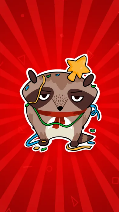 Ảnh chụp màn hình của Christmas Raccoon