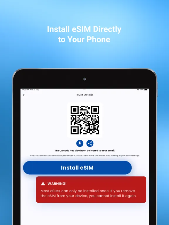 Capturas de pantalla de eSIMply - Internet eSIM iPad 