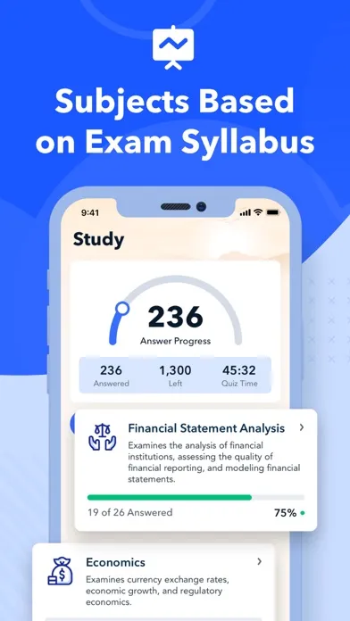 Ảnh chụp màn hình của CFA Level I Test Prep 2024