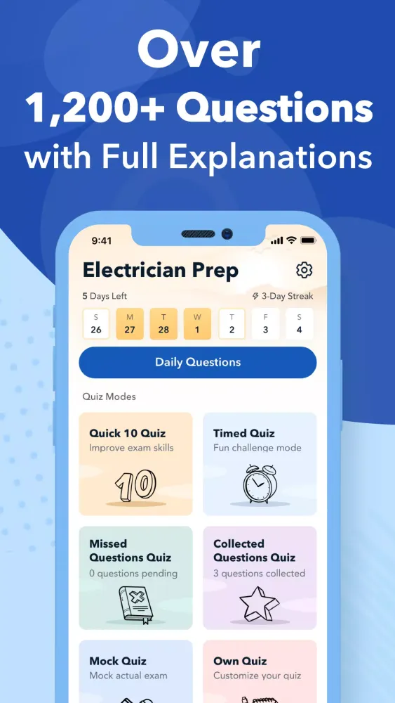 NEC Electrician Exam Prep 2025 Screenshots