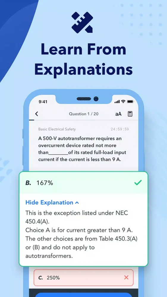 NEC Electrician Exam Prep 2025 Screenshots