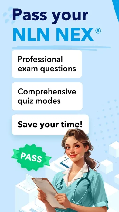 Capturas de pantalla de NLN NEX Exam Prep 2024