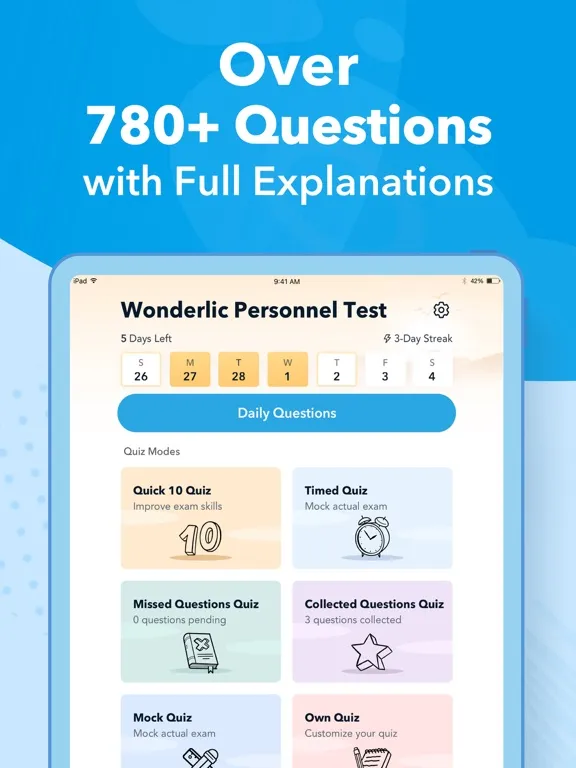 Wonderlic Test Practice 2024 iPad  スクリーンショット