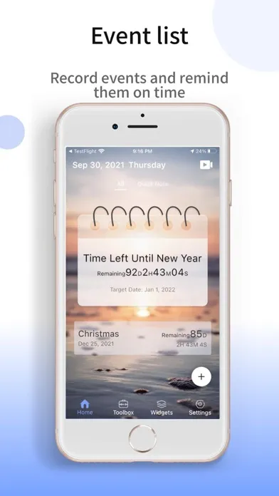Capturas de pantalla de TimeBox - Reminder & widgets