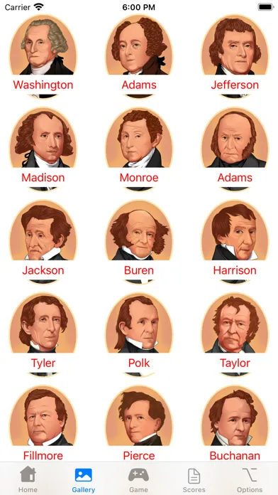 Capturas de pantalla de The U.S. Presidents Quiz