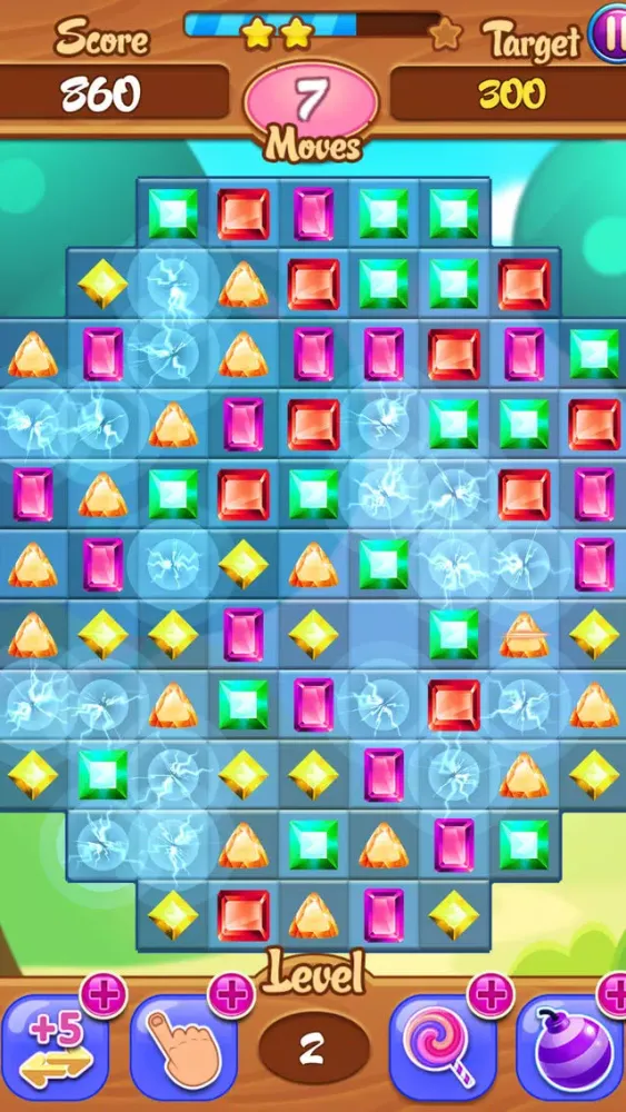 Diamond Crystal Crush Match 3 Gem HD سکرین شاٹس