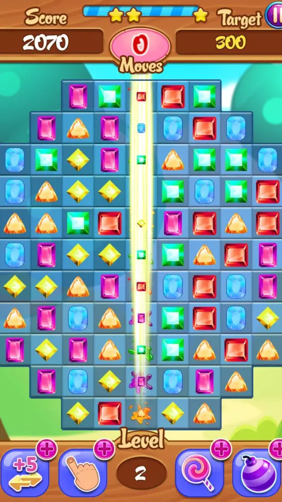 Diamond Crystal Crush Match 3 Gem HD سکرین شاٹس