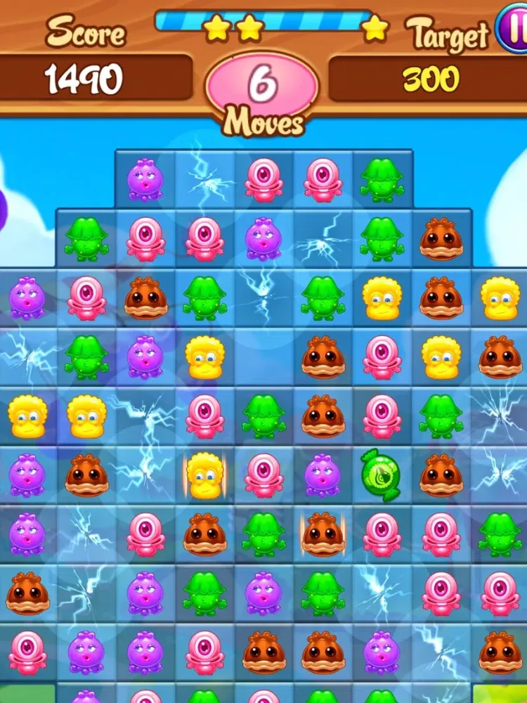 Zrzuty ekranu Monster Match-3 Puzzle Saga HD iPad 