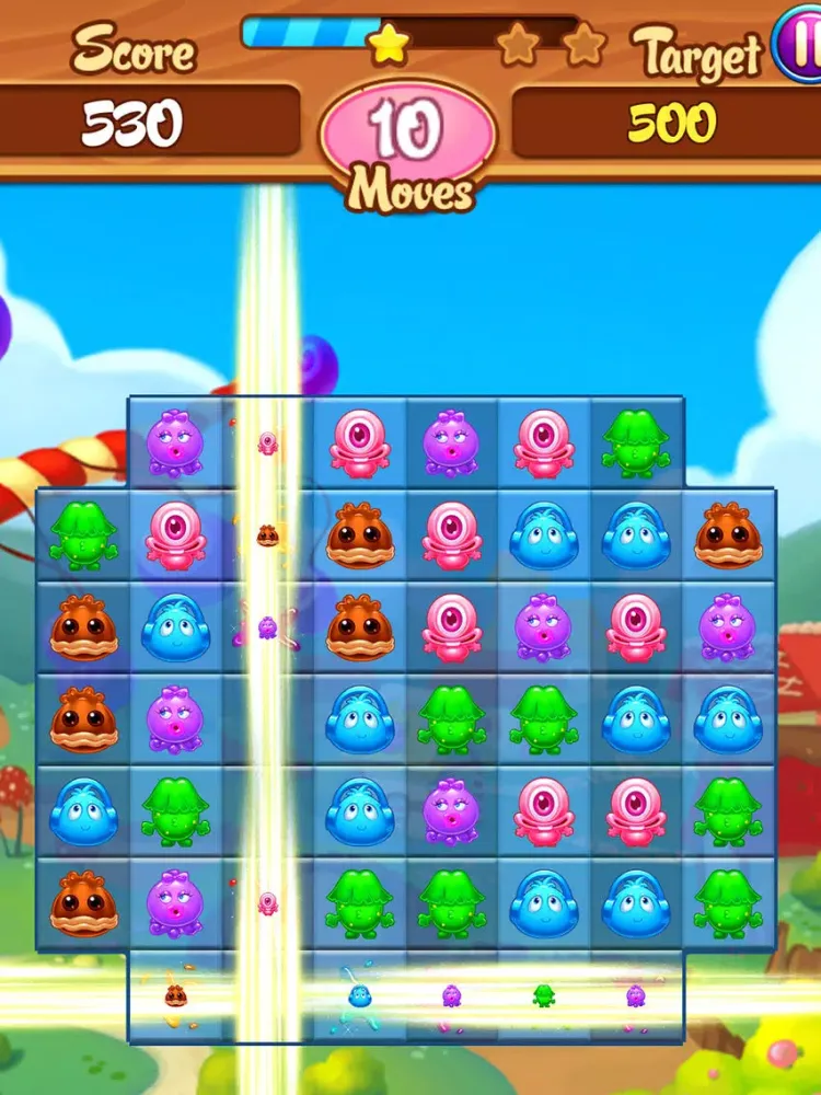 Zrzuty ekranu Monster Match-3 Puzzle Saga HD iPad 