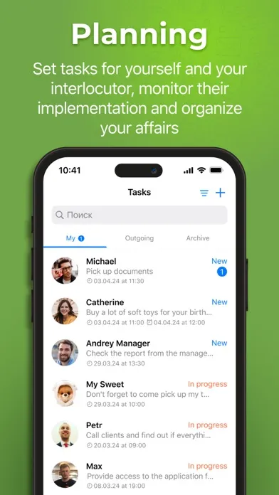 Zrzuty ekranu WinDi: Messenger & Tasks