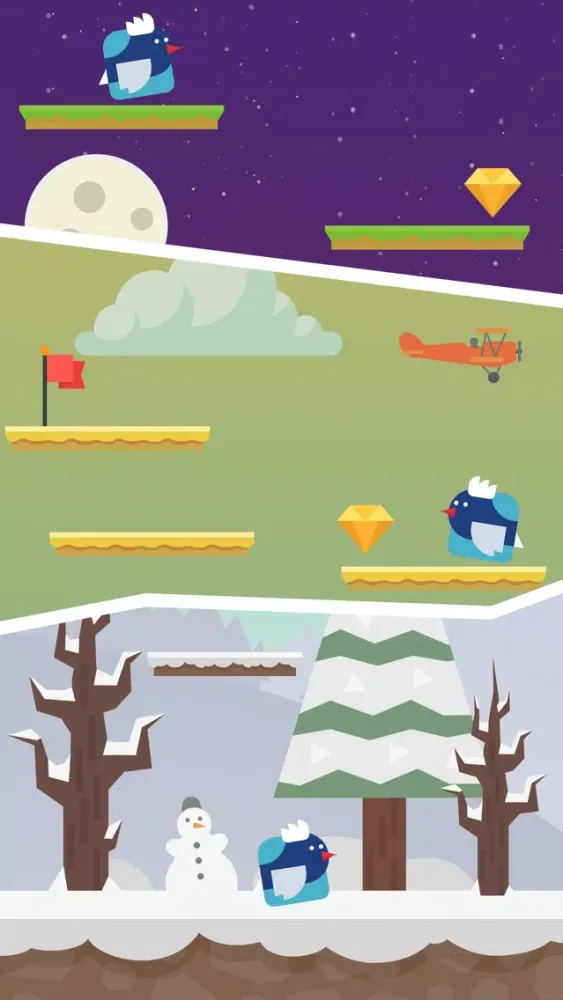 Birds to Space Game স্ক্রিনশট