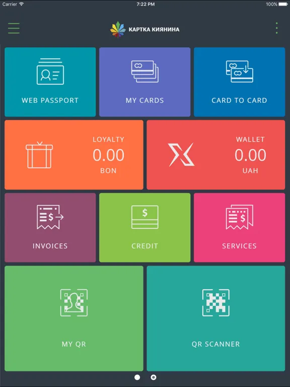 KyivCard iPad 應用截圖