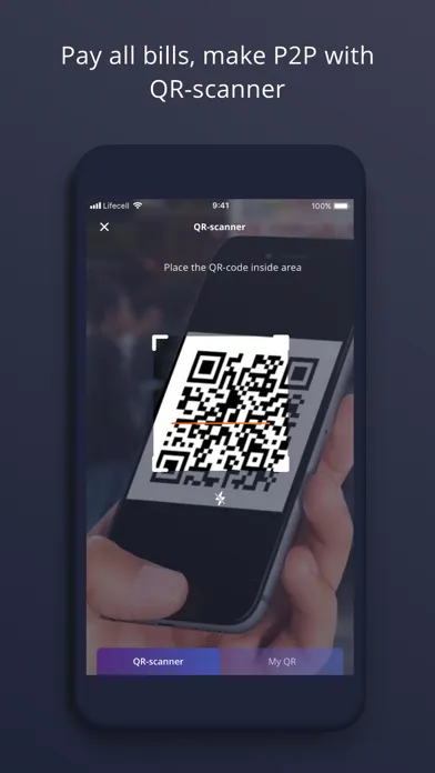 Screenshot di mWallet.