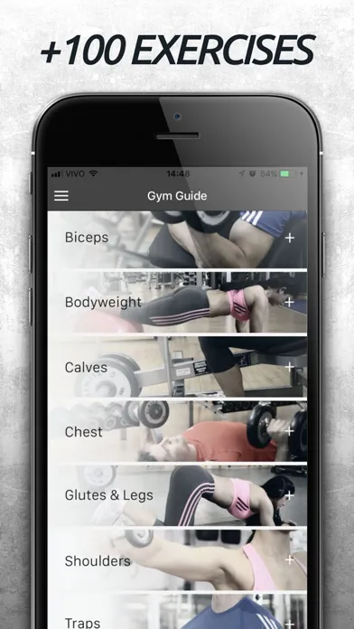 Gym Guide - Workout Tutorial Screenshots